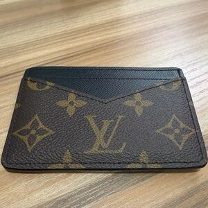 Louis Vuitton Neo Card Holder Black and Brown Monogram
